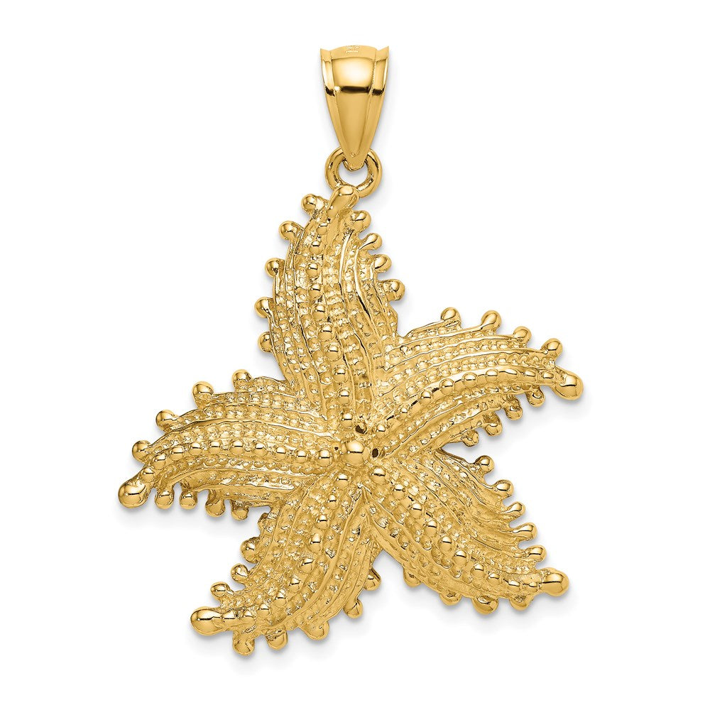 14K Gelbgold Seestern-Charm