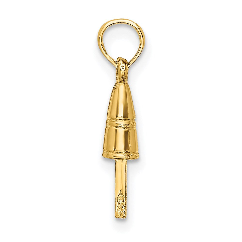 14K Gelbgold 3-d Buoy Charm