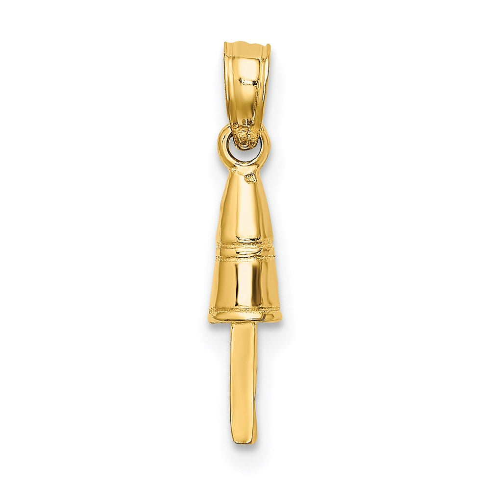 14K Gelbgold 3-d Buoy Charm