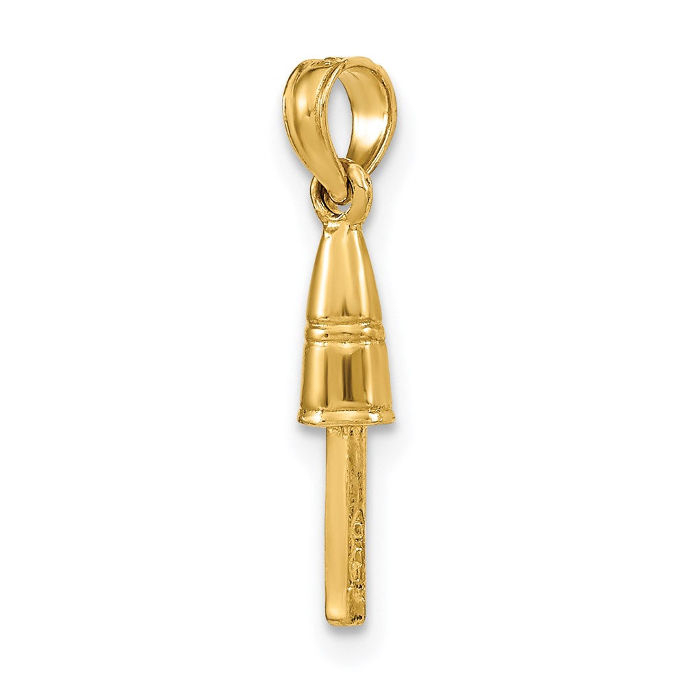 14K Gelbgold 3-d Buoy Charm