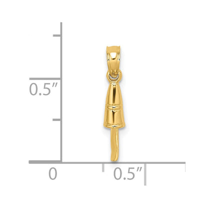 14K Gelbgold 3-d Buoy Charm