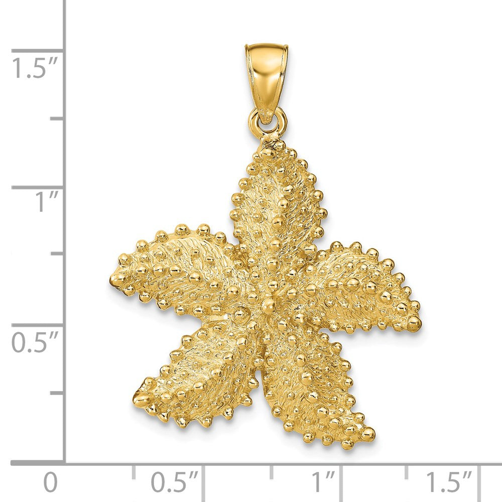 14K Gelbgold Seestern-Anhänger