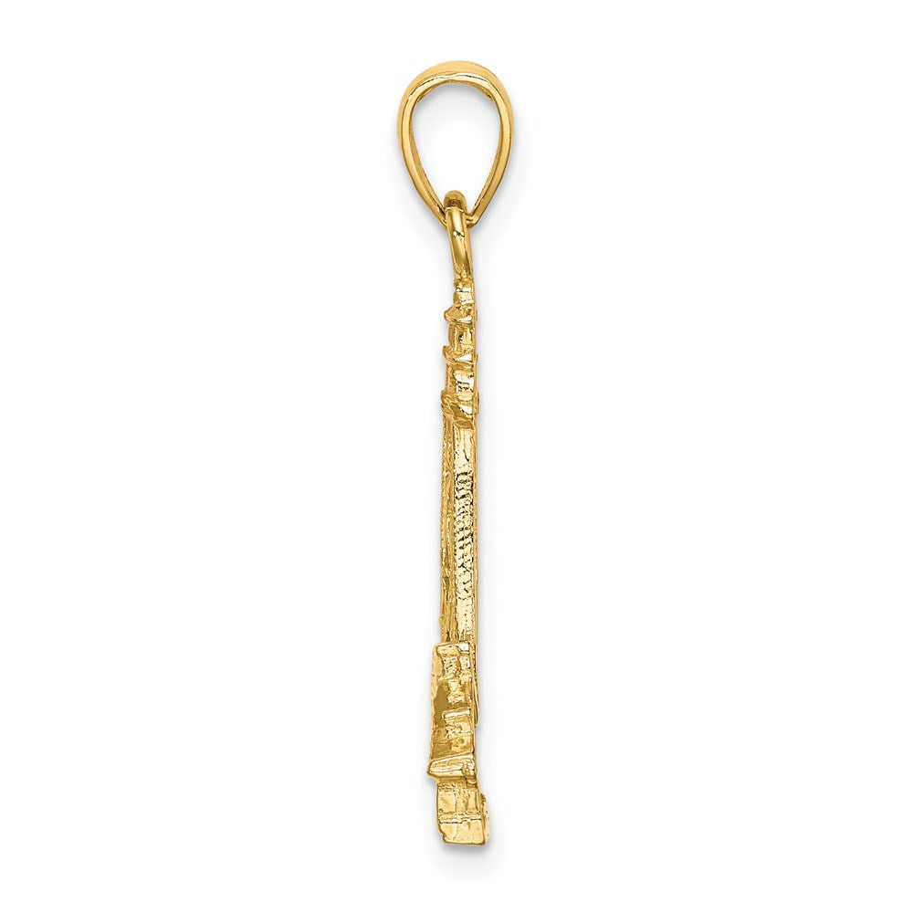 14k Gelbgold Charm "Leuchtturm Sanibel Island