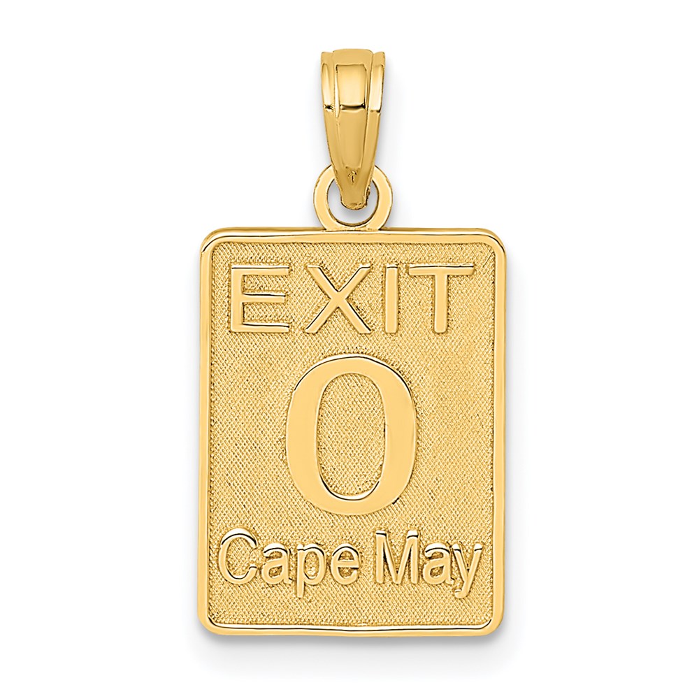 14K Gelbgold Exit 0 / Cape May Charm