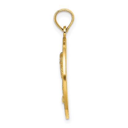 14K Gelbgold Palmenbaum-Charm BEAUFORT SC