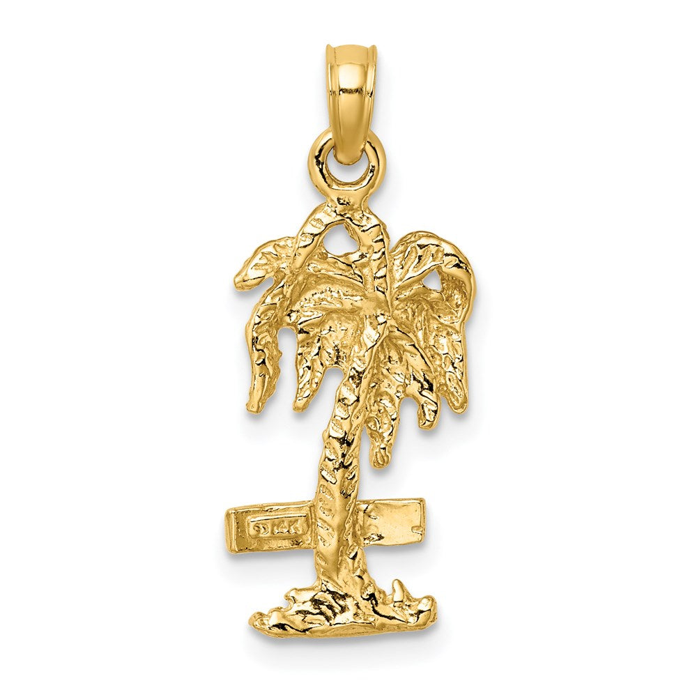 14K Gelbgold MARCO IS. Palmenbaum-Charm