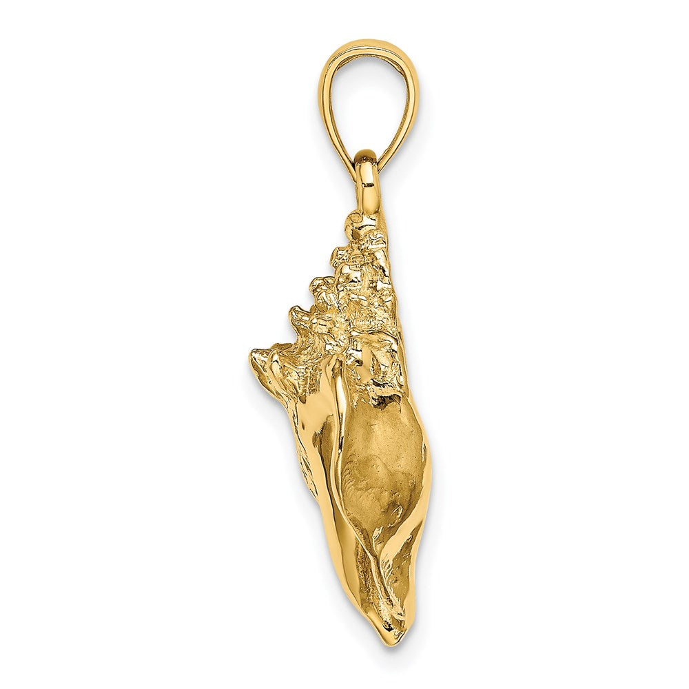 14K Gelbgold Muschelschale-Charm
