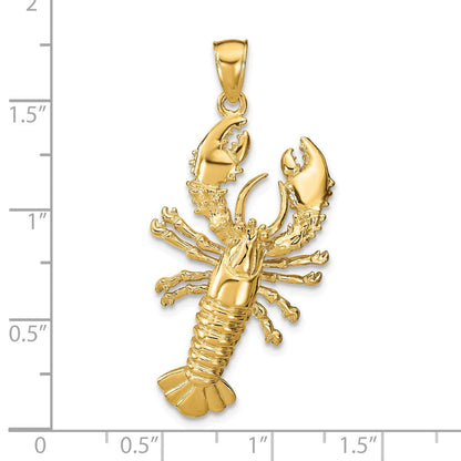 14K Gelbgold Hummer-Anhänger