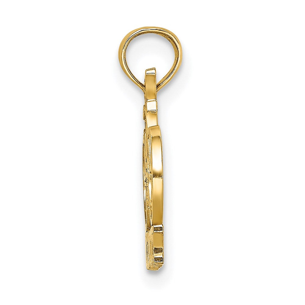 14K Gelbgold Ocean City Bicycle Charm