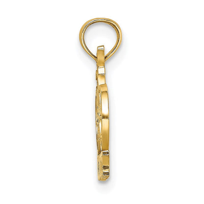 14K Gelbgold Ocean City Bicycle Charm