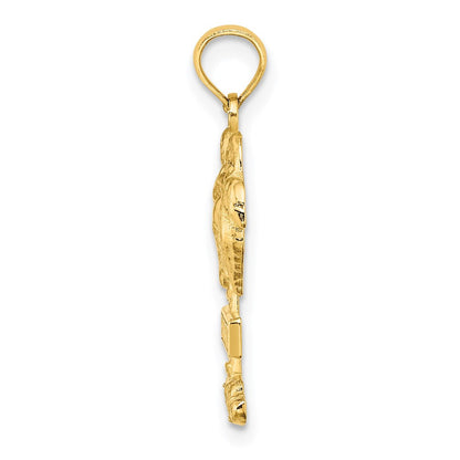14K Gelbgold HAWAII Palmenbaum-Charm