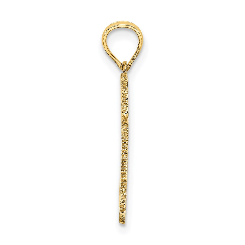 14K Gelbgold Bahamas Palme Baum Charm
