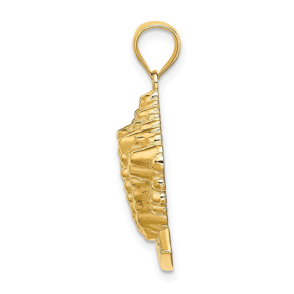 14K Gelbgold BAHAMAS Muschelschale Charm