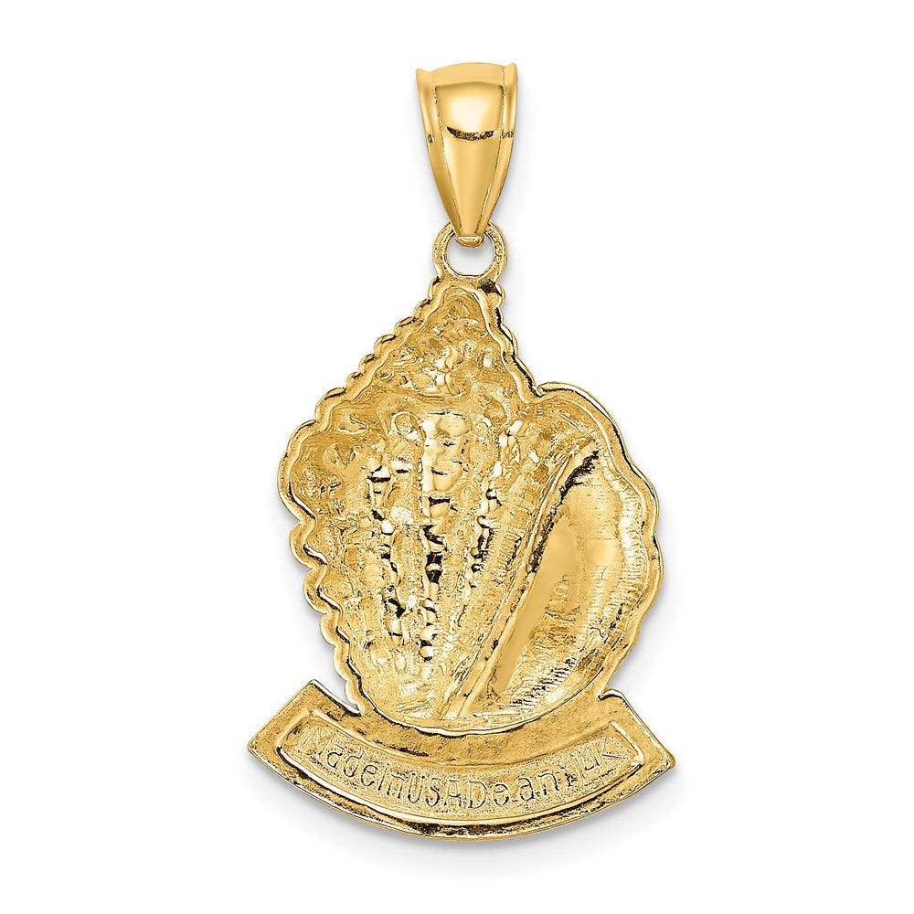 14K Gelbgold BAHAMAS Muschelschale Charm