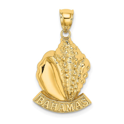14K Gelbgold BAHAMAS Muschelschale Charm