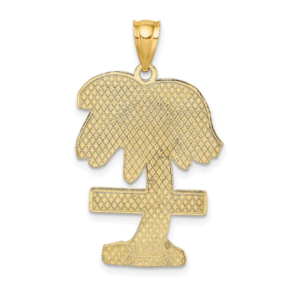 14K Gelbgold PALM BEACH Palmenbaum-Charm