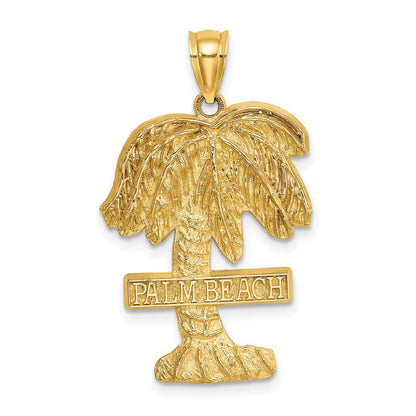 14K Gelbgold PALM BEACH Palmenbaum-Charm