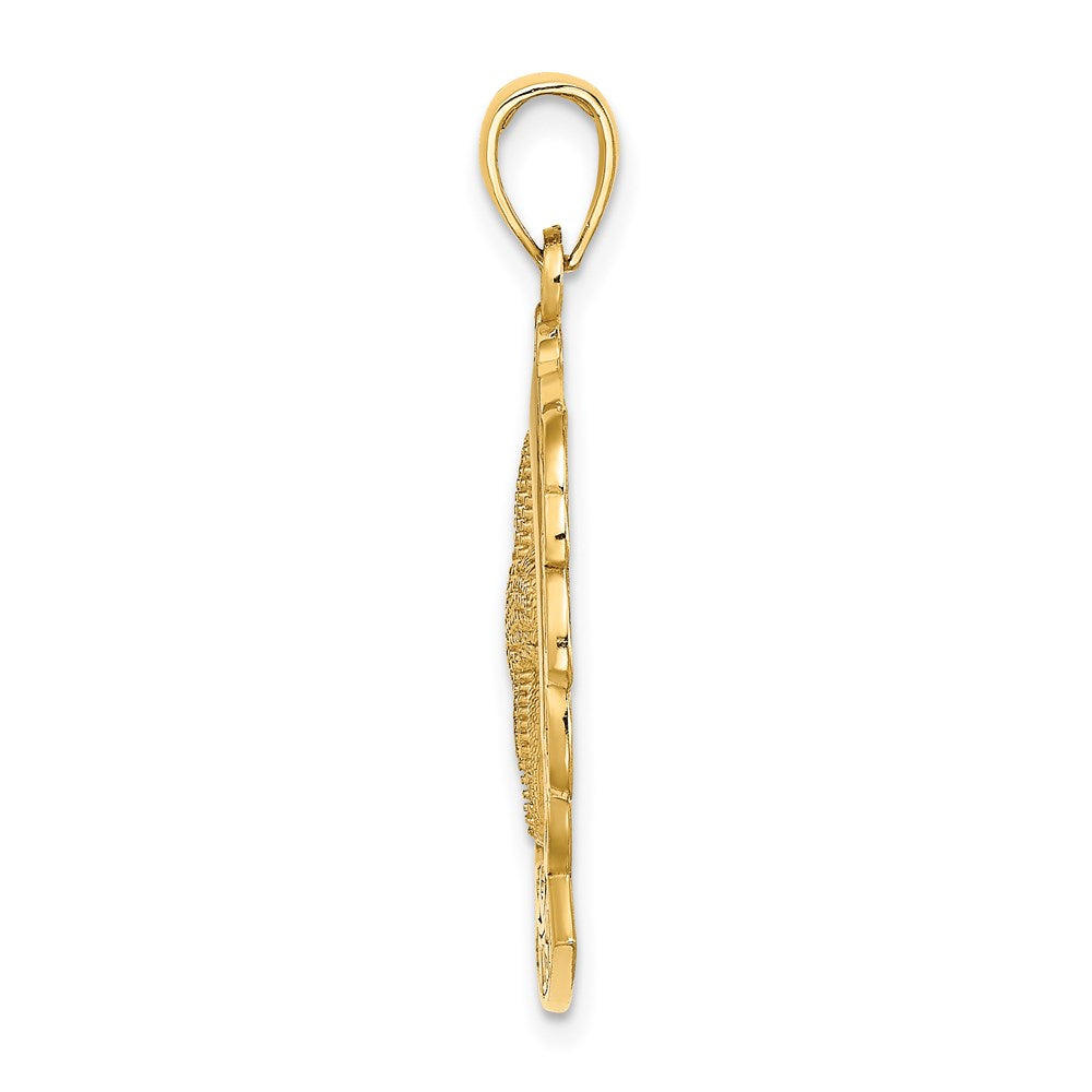 14K Gelbgold KEY WEST Charm mit Seestern und Delfin