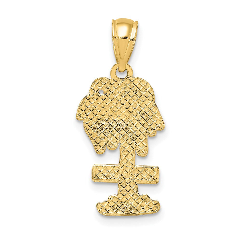 14K Gelbgold KEY WEST Palme-Tee-Charm