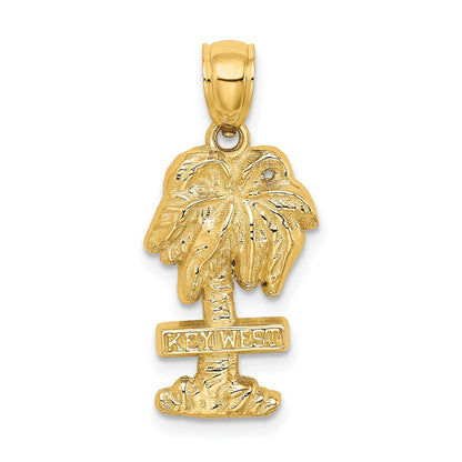 14K Gelbgold KEY WEST Palme-Tee-Charm