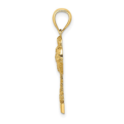 14 Karat Gelbgold BARBADOS Palme Charm