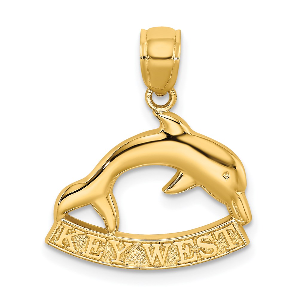 14K Gelbgold KEY WEST Delfin-Charm