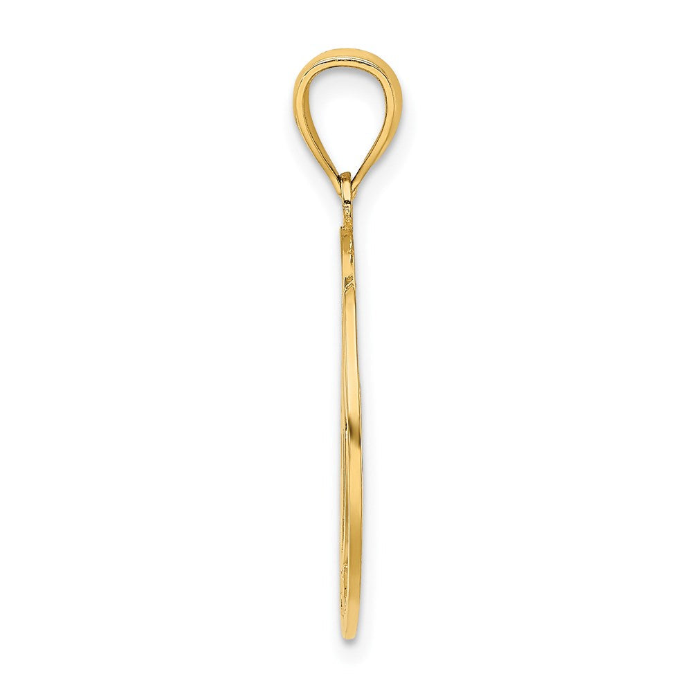 14K Gelbgold CAPE MAY Charm mit Delfinen, rund