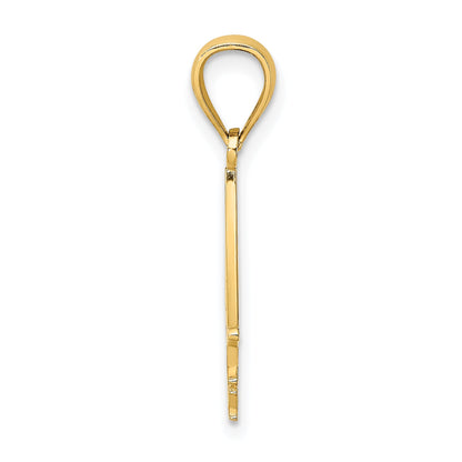 14K Gelbgold I Herz Cape May mit Ausgeschnitten Boot Charm