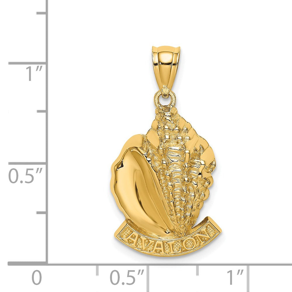 14K Gelbgold AVALON Muschel-Charm
