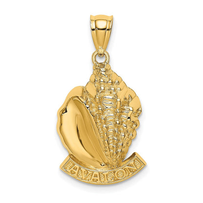 14K Gelbgold AVALON Muschel-Charm