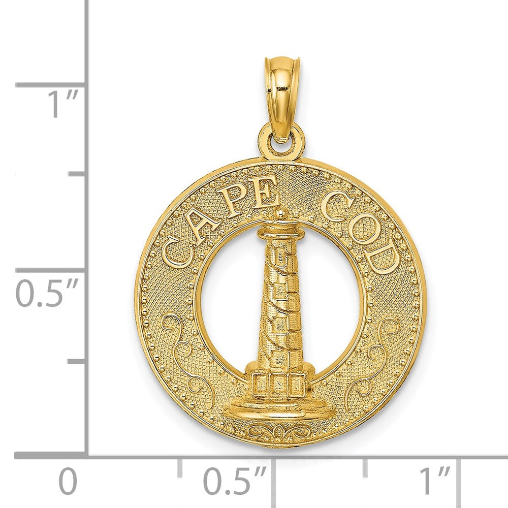 14K Gelbgold CAPE COD Leuchtturm-Charm