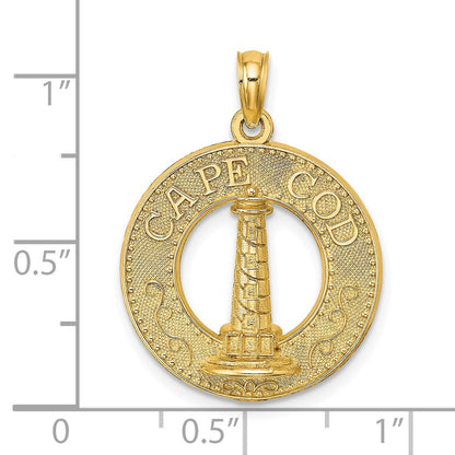 14K Gelbgold CAPE COD Leuchtturm-Charm