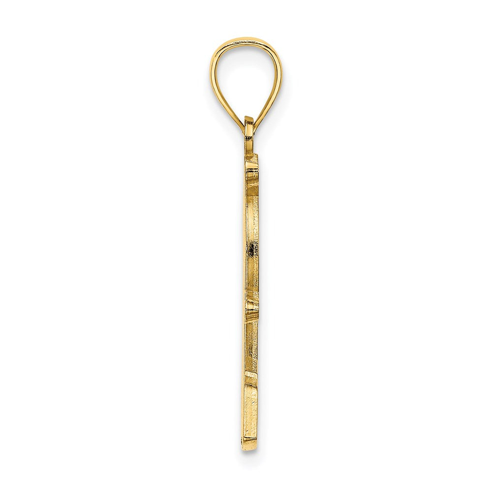 14K Gelbgold SAN DIEGO Charm mit Surfer