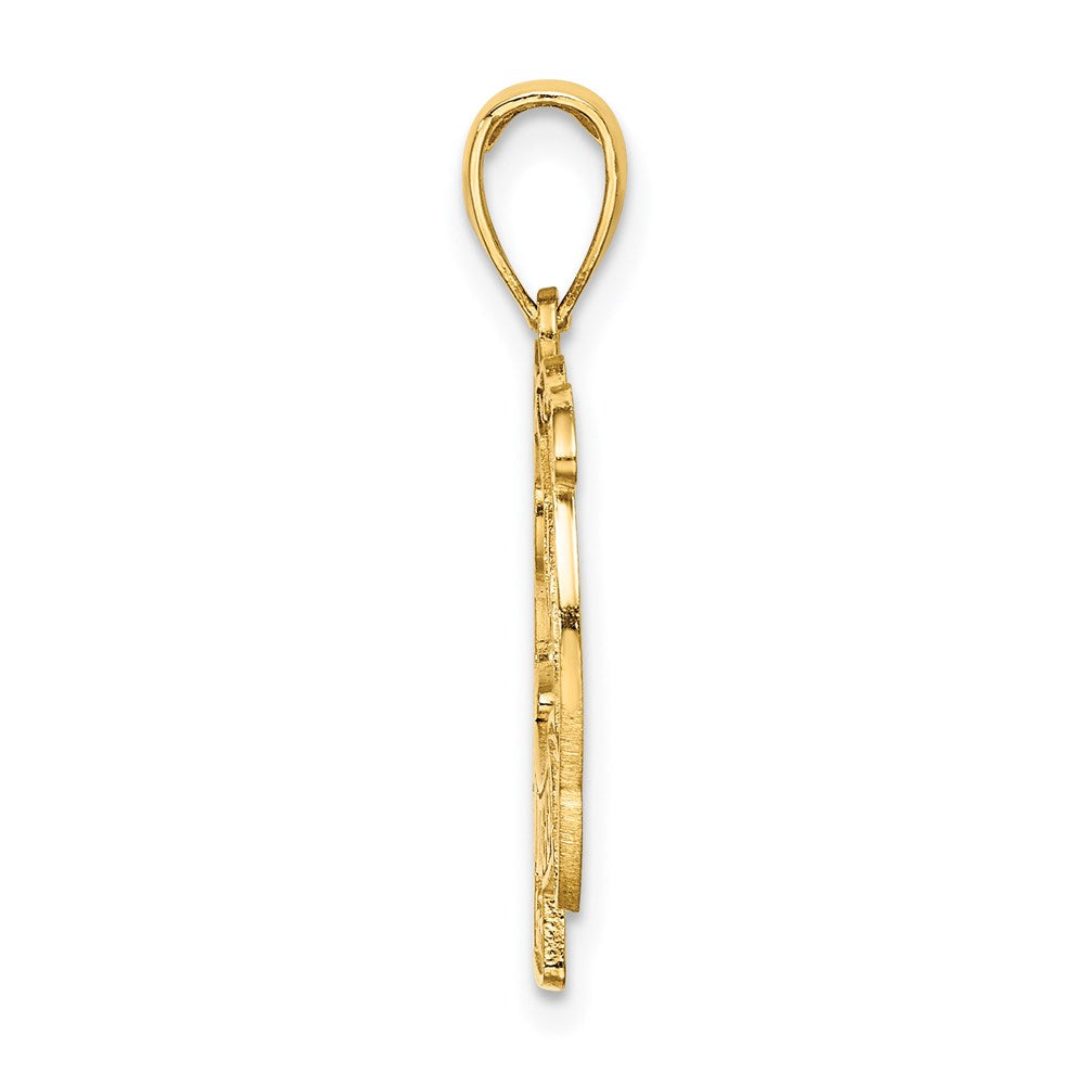 14K Gelbgold Charm SAN DIEGO mit Delfinen