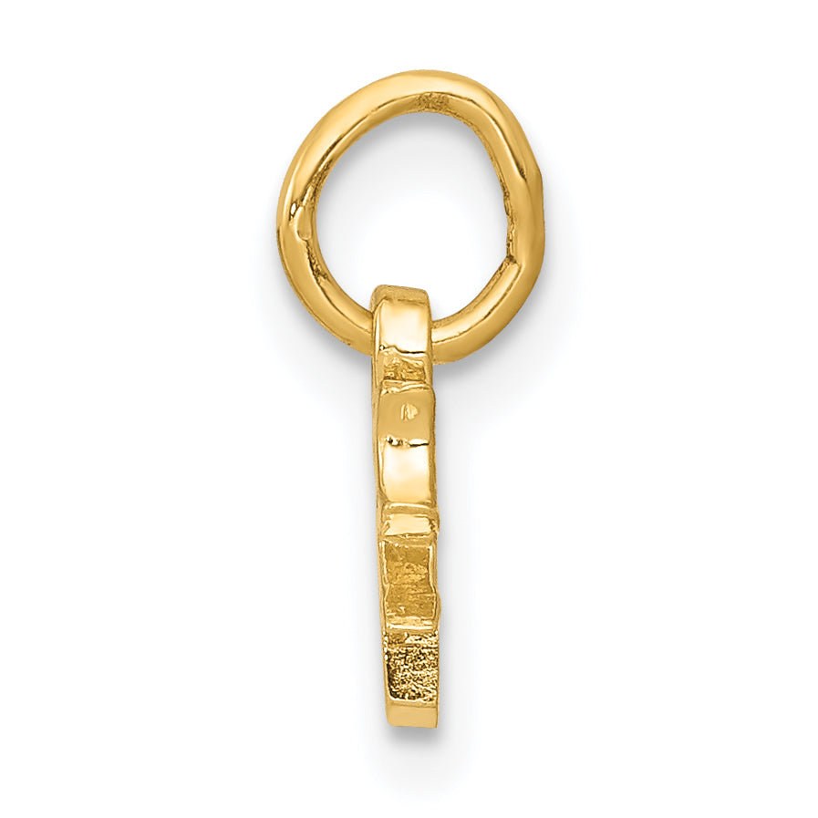 14K Gelbgold Chinese Symbol Good Luck Charm