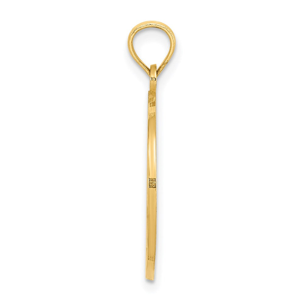 14K Gelbgold KEY WEST Anhänger mit Krabben-Kreis-Motiv