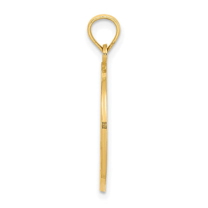 14K Gelbgold KEY WEST Anhänger mit Krabben-Kreis-Motiv
