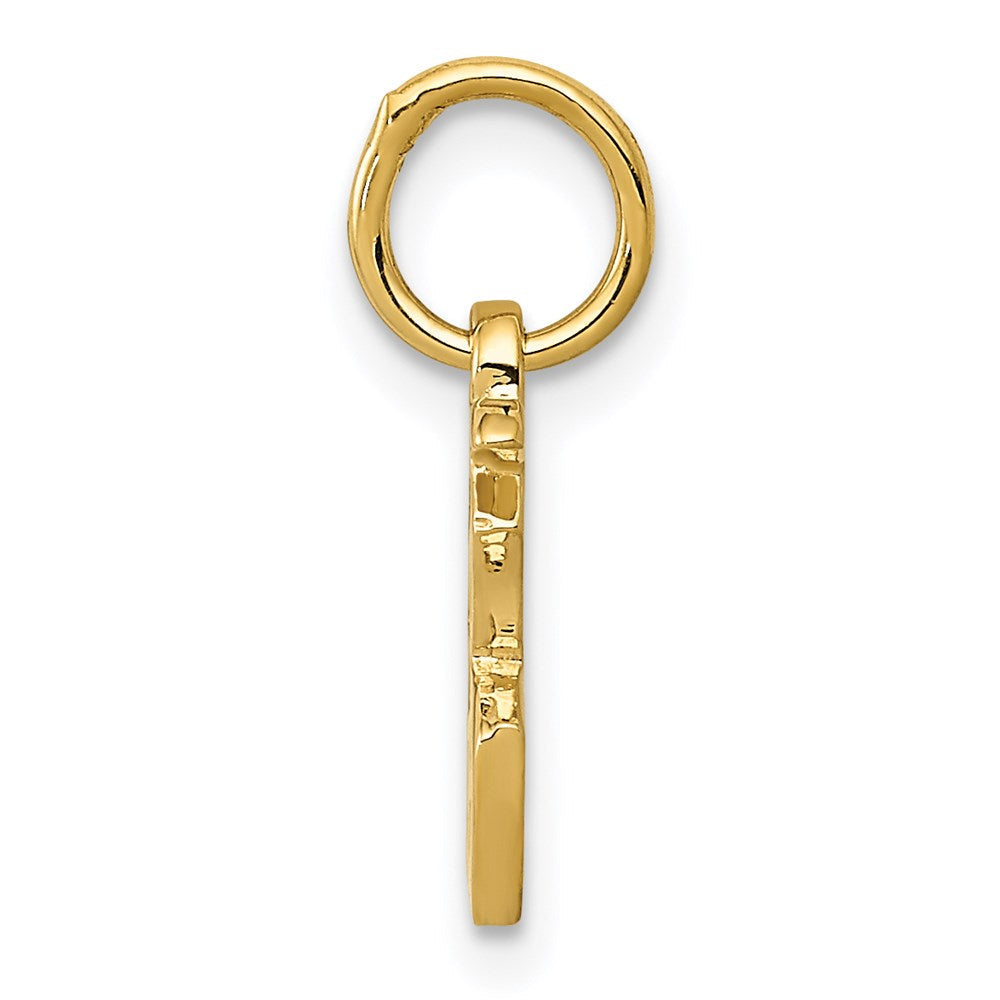 14K Gelbgold Chinese Symbol Good Luck Charm
