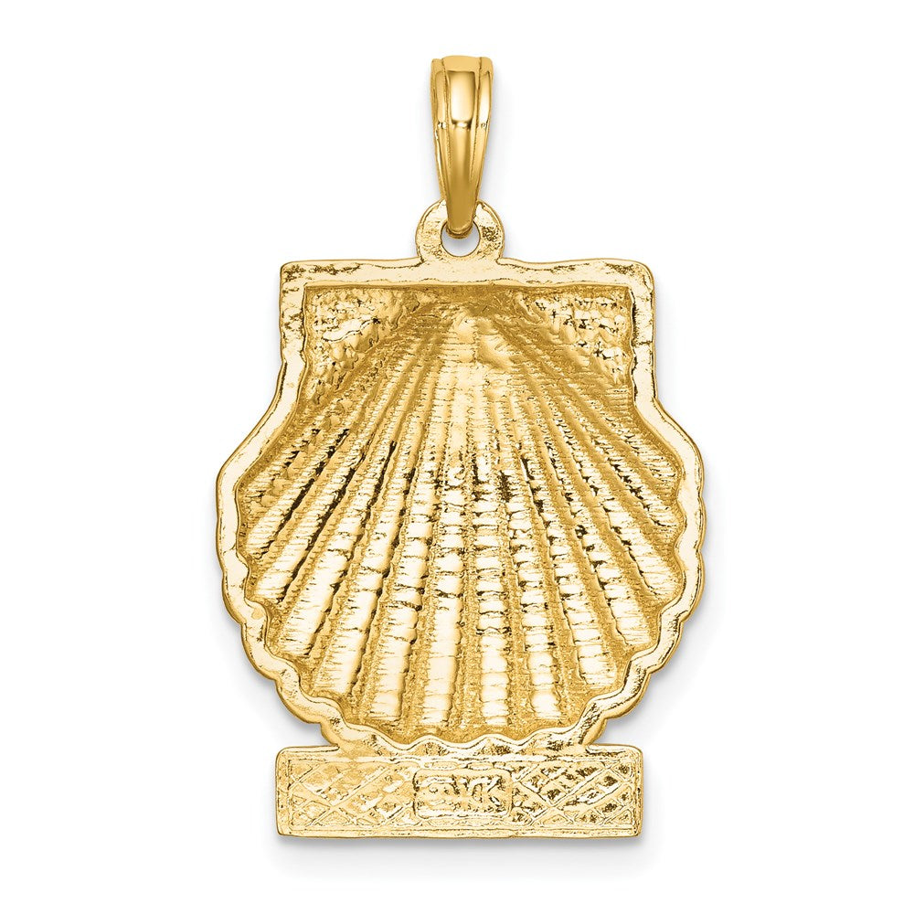 14K Gelbgold OCEAN CITY Muschel-Charm