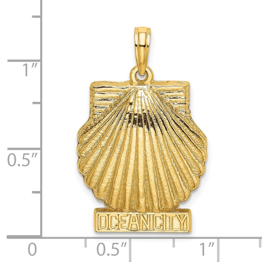 14K Gelbgold OCEAN CITY Muschel-Charm