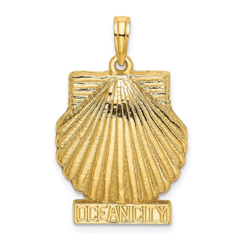 14K Gelbgold OCEAN CITY Muschel-Charm