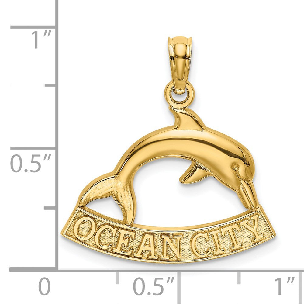 14K Gelbgold OCEAN CITY Delfin-Charm