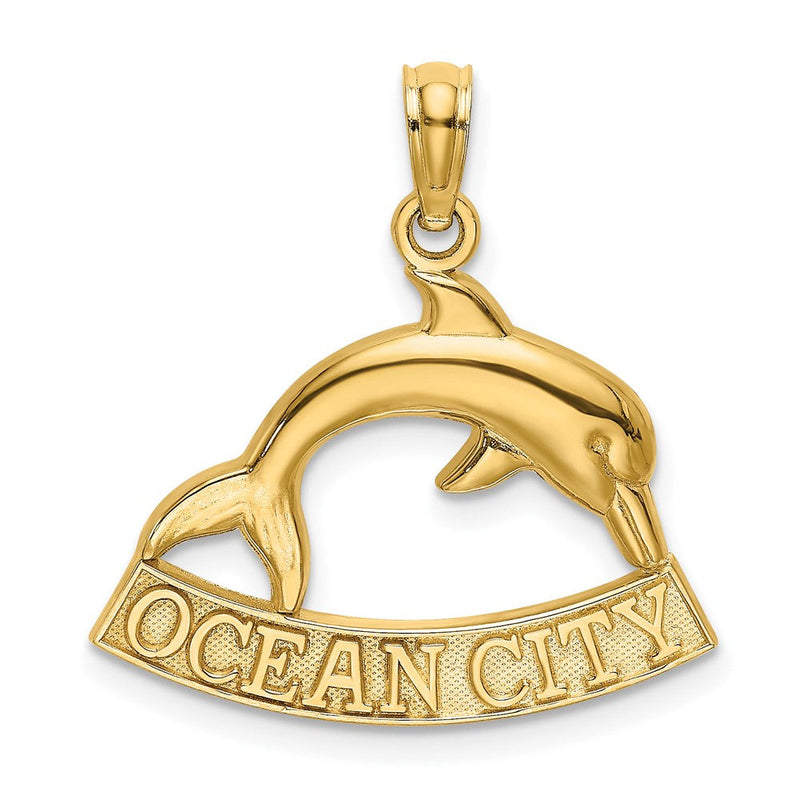 14K Gelbgold OCEAN CITY Delfin-Charm