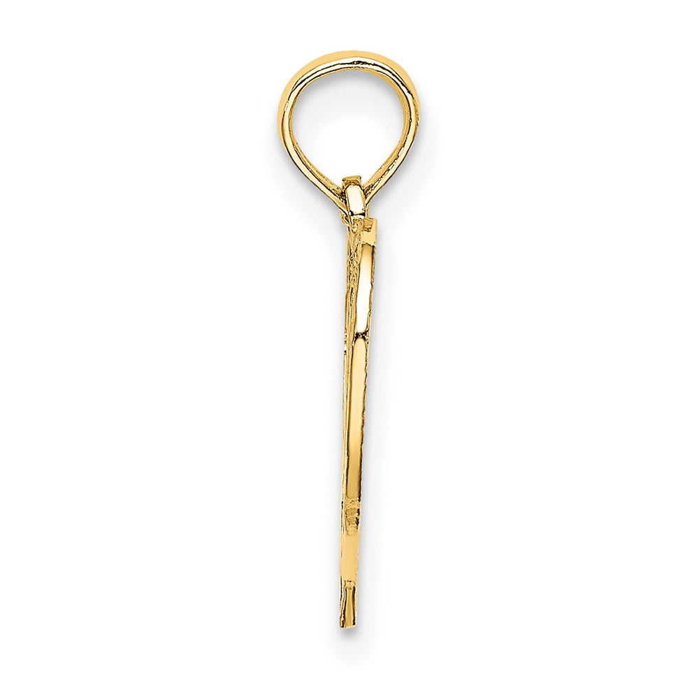 14K Gelbgold 20 in Herz Charm