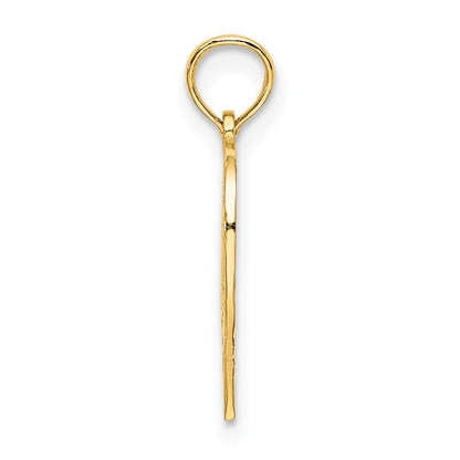 14K Gelbgold 70 in Herz Charm
