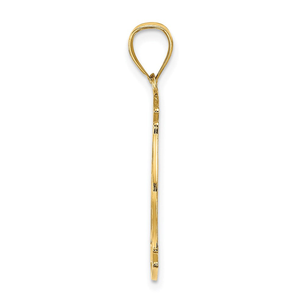 14K Gelbgold VFD DWIGHT MEMBER Charm im Wappenschild-Design