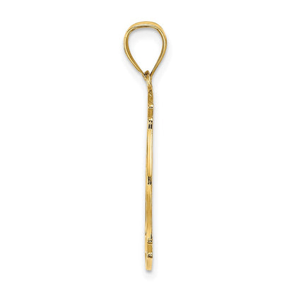 14K Gelbgold VFD DWIGHT MEMBER Charm im Wappenschild-Design