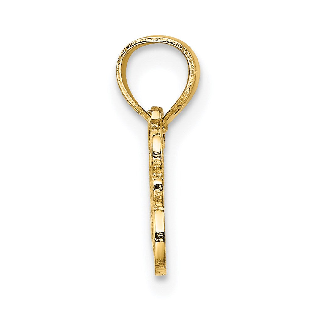 14K Gelbgold Liebe Jesus Schreibschrift Charm