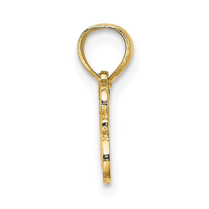 14K Gelbgold Liebe Jesus Schreibschrift Charm