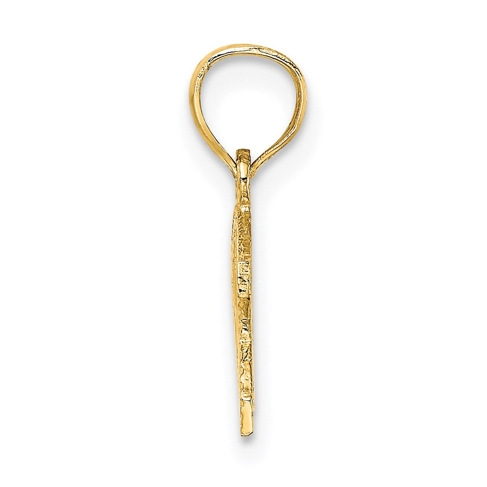 14K Gelbgold Wwjd Ichthus Charm